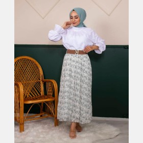 شيفون معرق~ مبطّنه (sk-00119)