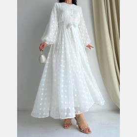 فستان مبطّن ~ ناعم (id-00948)
