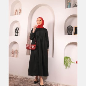 فستان كتّان فضفاض,, (AID-00881)