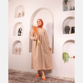 فستان كتّان فضفاض,, (AID-00881)