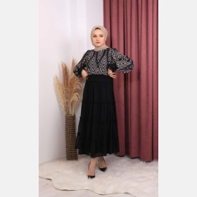 شيفون مبطّن ~ ID-00635