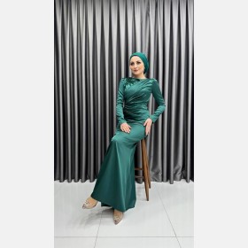فستان سهرة طويل ~ ستان (DR-0148)