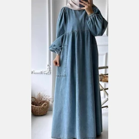 فستان جينز فضفاض ID-00978