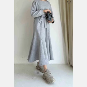 فستان عملي فضفاض (ID-00982)