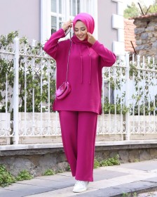 طقم مصوف تريكو ~ فضفاض (TSU-0553)