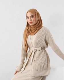 طقم مصوف تريكو ~ شتوي (TSU-0575)