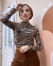 بلوز تايجر لايكرا ~ (SH -0168)