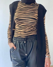 بلوز تايجر لايكرا ~ (SH -0168)
