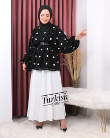 بلوز رسمي طويل~ مبطّن (SH -0201)