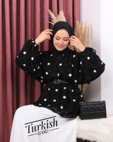 بلوز رسمي طويل~ مبطّن (SH -0201)