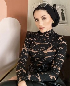 بلوز بدي لايكرا ~ معرق (SH -0216)