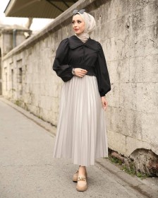 بلوز رسمي قصير ~ كتّان (SH-0283)