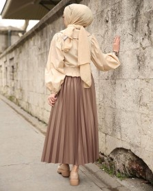 بلوز رسمي قصير ~ كتّان (SH-0283)