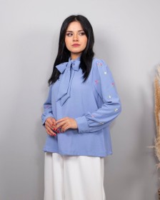 بلوز رسمي قصير ~ صيفي (SH -0247)