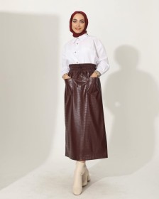 تنورة جلد ~ (SK-00109)