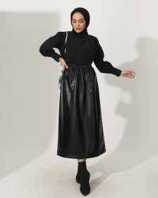 تنورة جلد ~ (SK-00109)