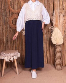 تنورة مصوفه~ تريكو (SK-00159)