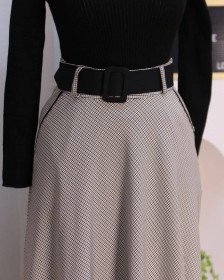 تنورة كرو كلوش ~ طويله (sk-00135)