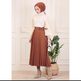 تنورة ساده  ~ كريب (SK-0080)