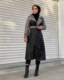 جاكيت مكس ~ جلد وكرو (JK- 0058)