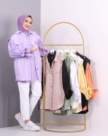 جاكيت جينز كتّاني ~ (JK-0141)