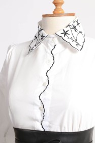 قميص رسمي ساده ~ مطرز ,, (sh-00327)