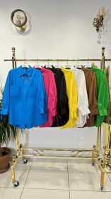 قميص كتّان فضفاض ~ عملي (SH-00301)