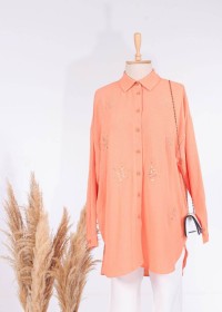 قميص كتّان صيفي ~ فضفاض (SH-00332)