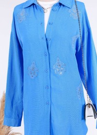 قميص كتّان صيفي ~ فضفاض (SH-00332)