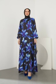 فستان صيفي مورد ~ ستان (ID-00944)