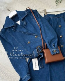 tsu-0817 جينز بحزام